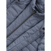 Blue Polyester Jackets & Coat