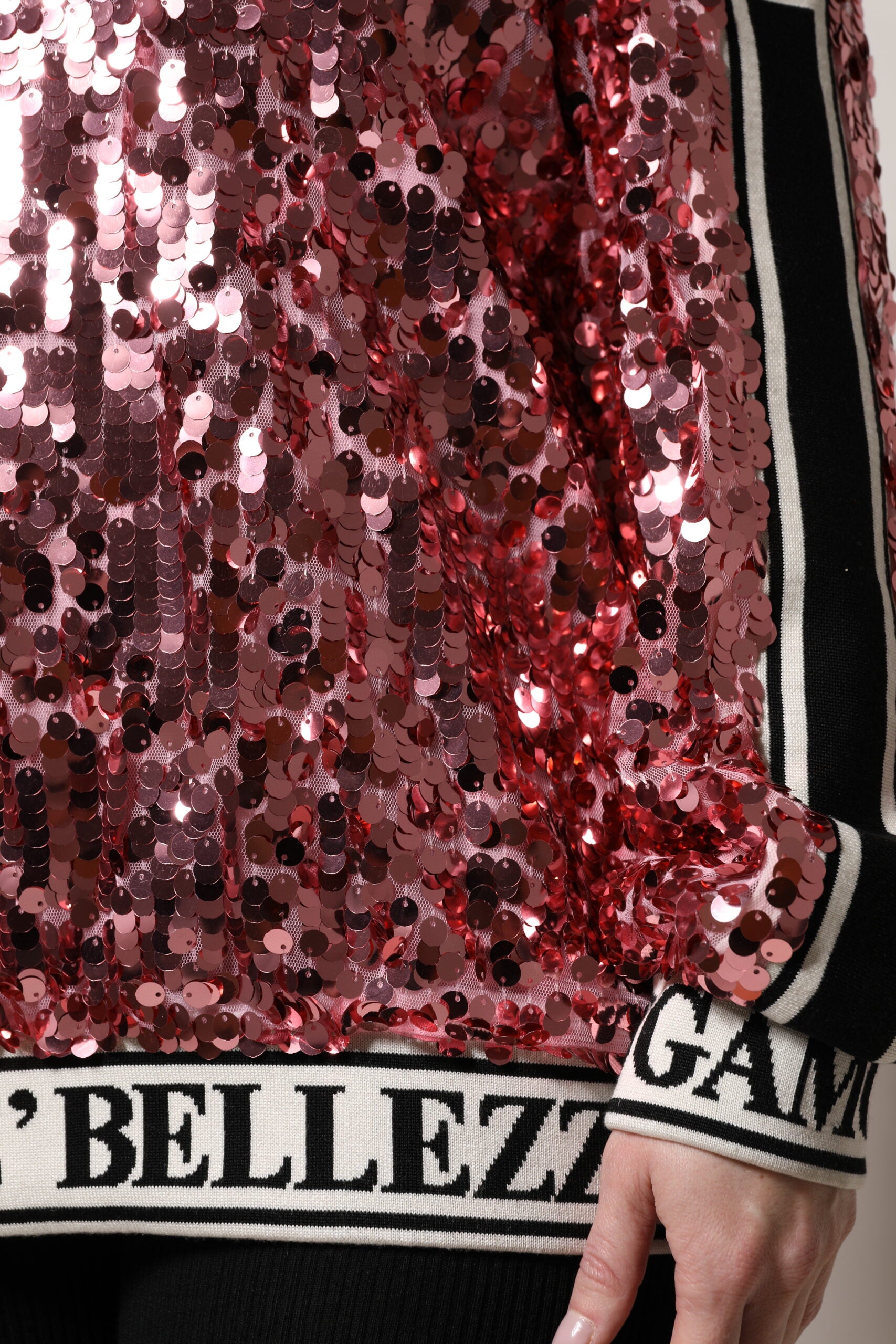 Rosa DG Queen paljetttröja