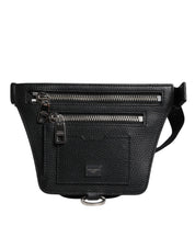 Dolce & Gabbana Black Calfskin Belt Bag