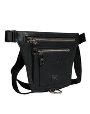 Dolce & Gabbana Black Calfskin Belt Bag