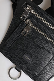 Dolce & Gabbana Black Calfskin Belt Bag