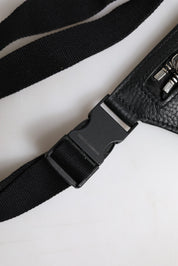 Dolce & Gabbana Black Calfskin Belt Bag