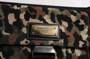 Multicolor Leopard Jacquard Crossbody Bag