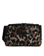 Dolce & Gabbana Multicolor Cotton Blend Belt Bag