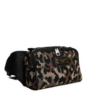 Dolce & Gabbana Multicolor Cotton Blend Belt Bag