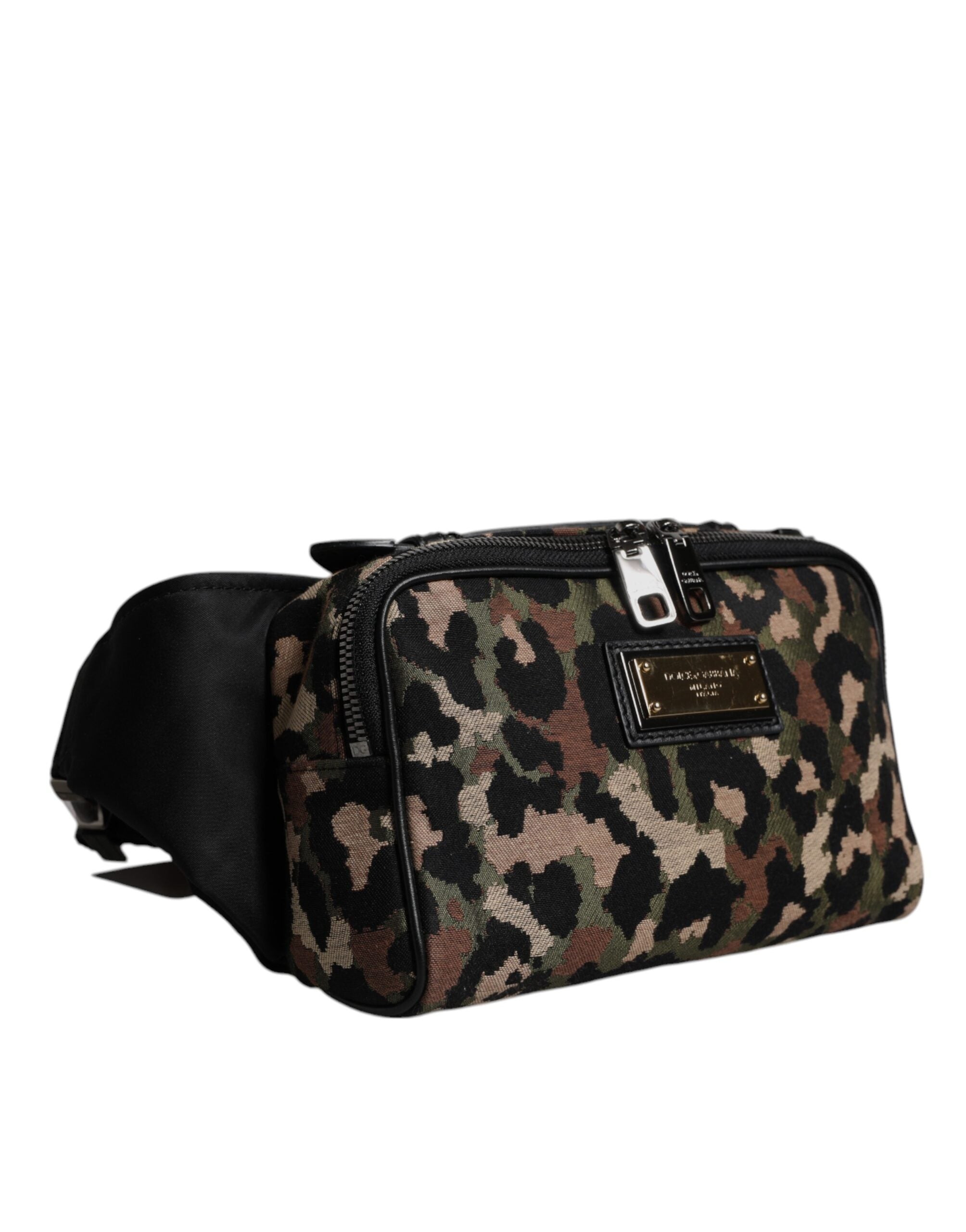 Dolce & Gabbana Multicolor Cotton Blend Belt Bag