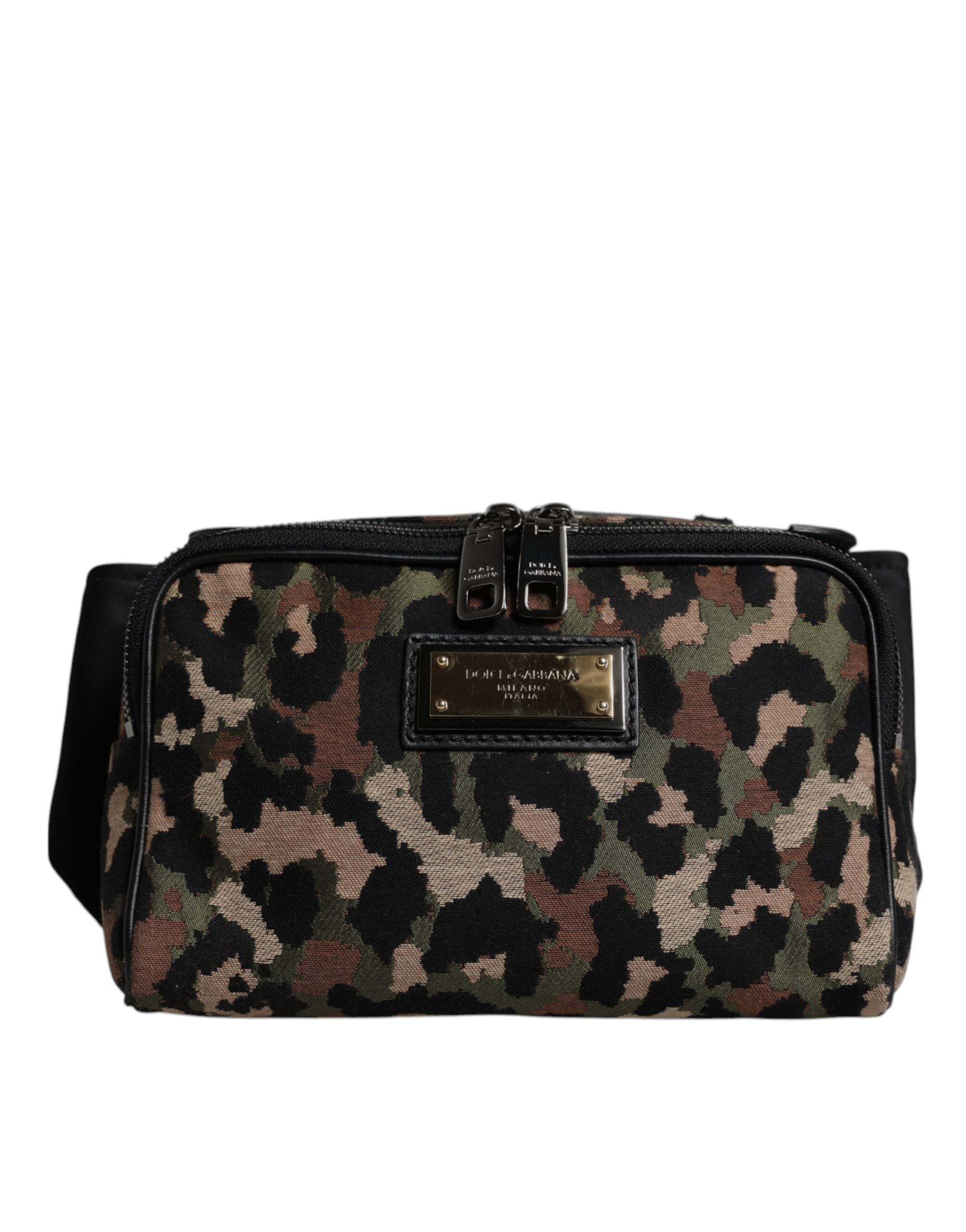 Dolce & Gabbana Multicolor Cotton Blend Belt Bag