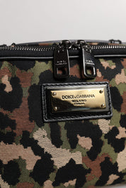 Dolce & Gabbana Multicolor Cotton Blend Belt Bag