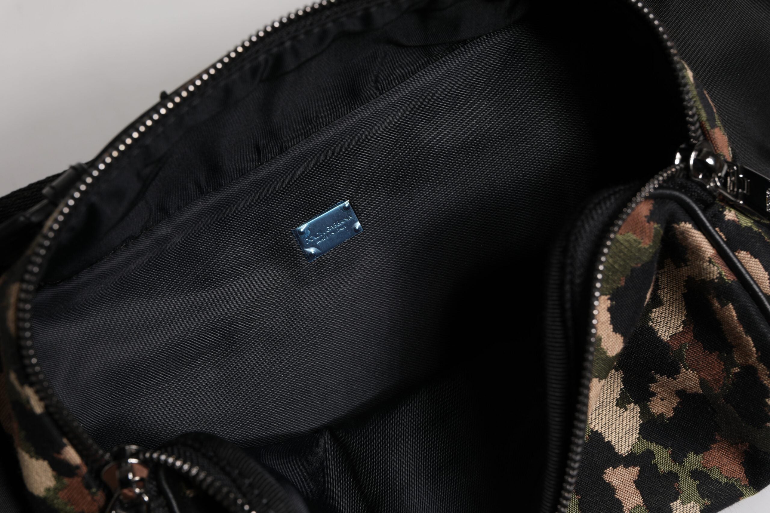 Dolce & Gabbana Multicolor Cotton Blend Belt Bag