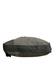 Dolce & Gabbana Military Green Cotton Rucksack