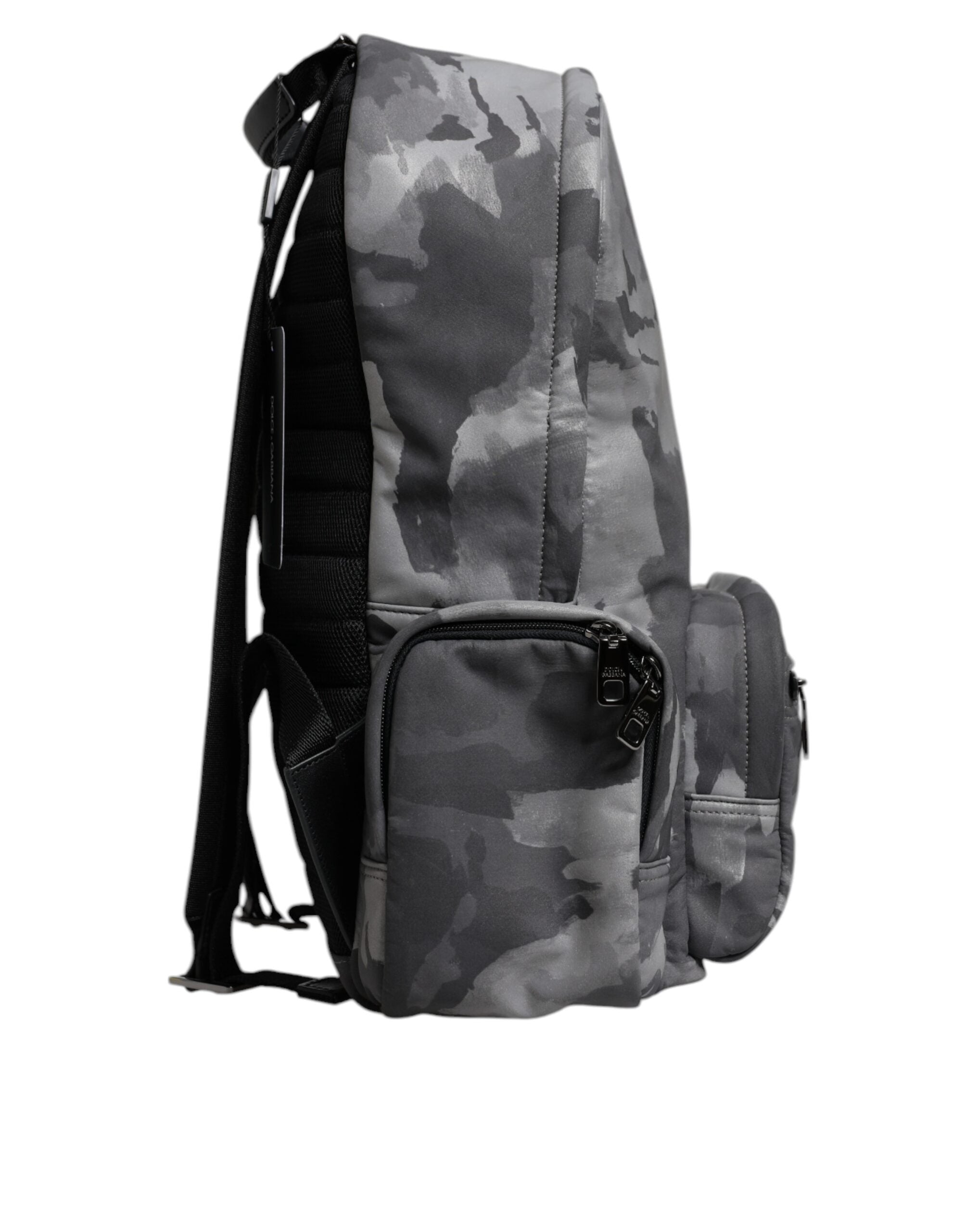 Dolce & Gabbana Multicolor Camouflage Cotton Backpack