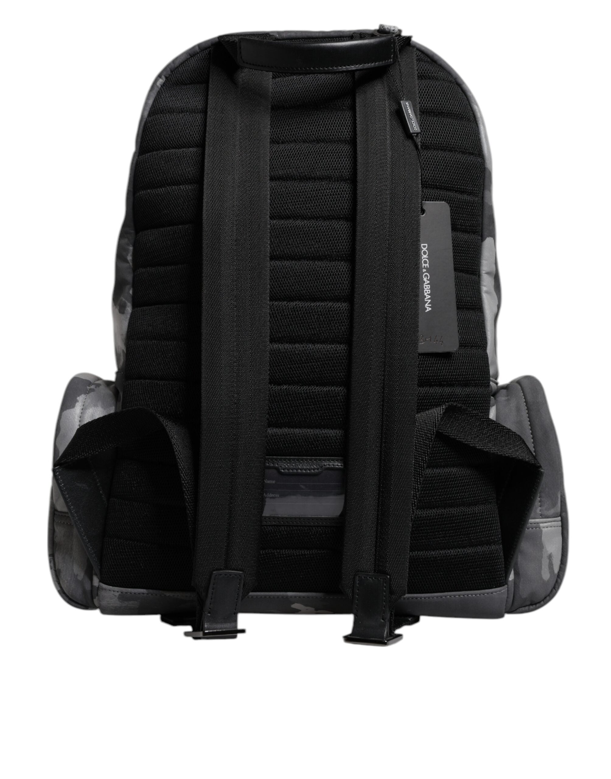 Dolce & Gabbana Multicolor Camouflage Cotton Backpack