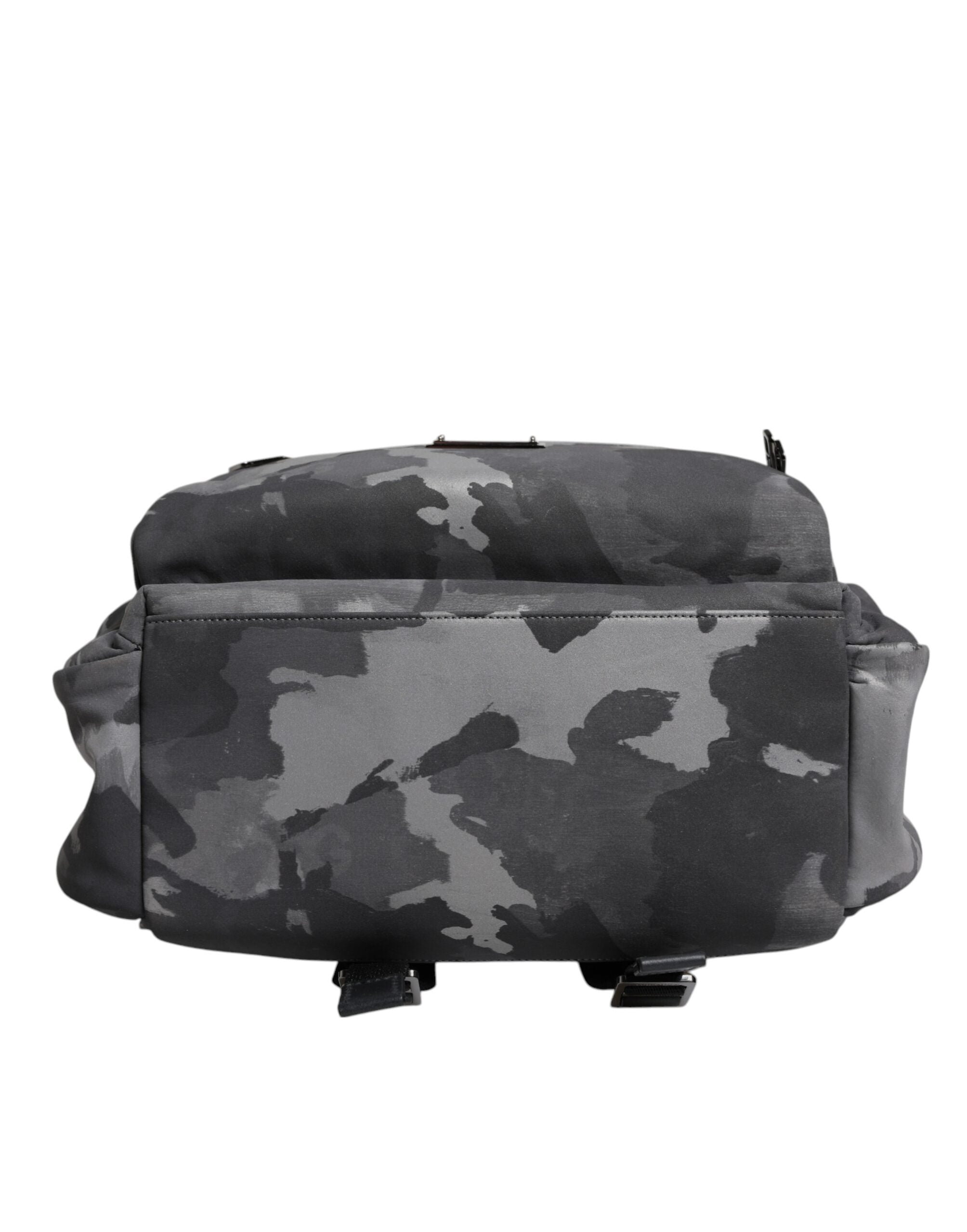 Dolce & Gabbana Multicolor Camouflage Cotton Backpack