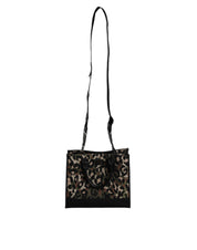 Multicolor Leopard Shopping Tote Shoulder Bag