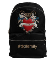 Dolce & Gabbana Black Nylon Backpack