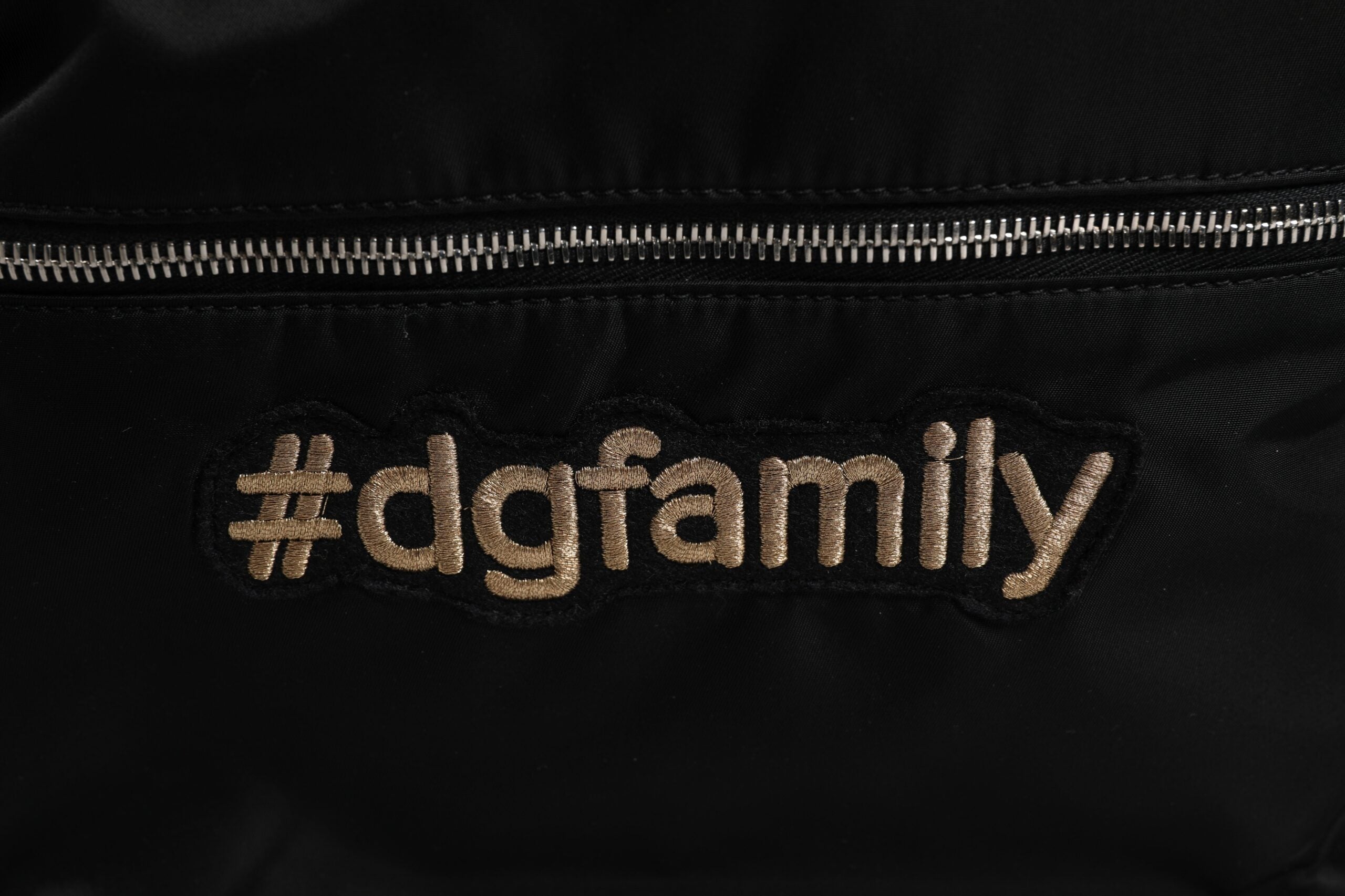 Dolce & Gabbana Black Nylon Backpack