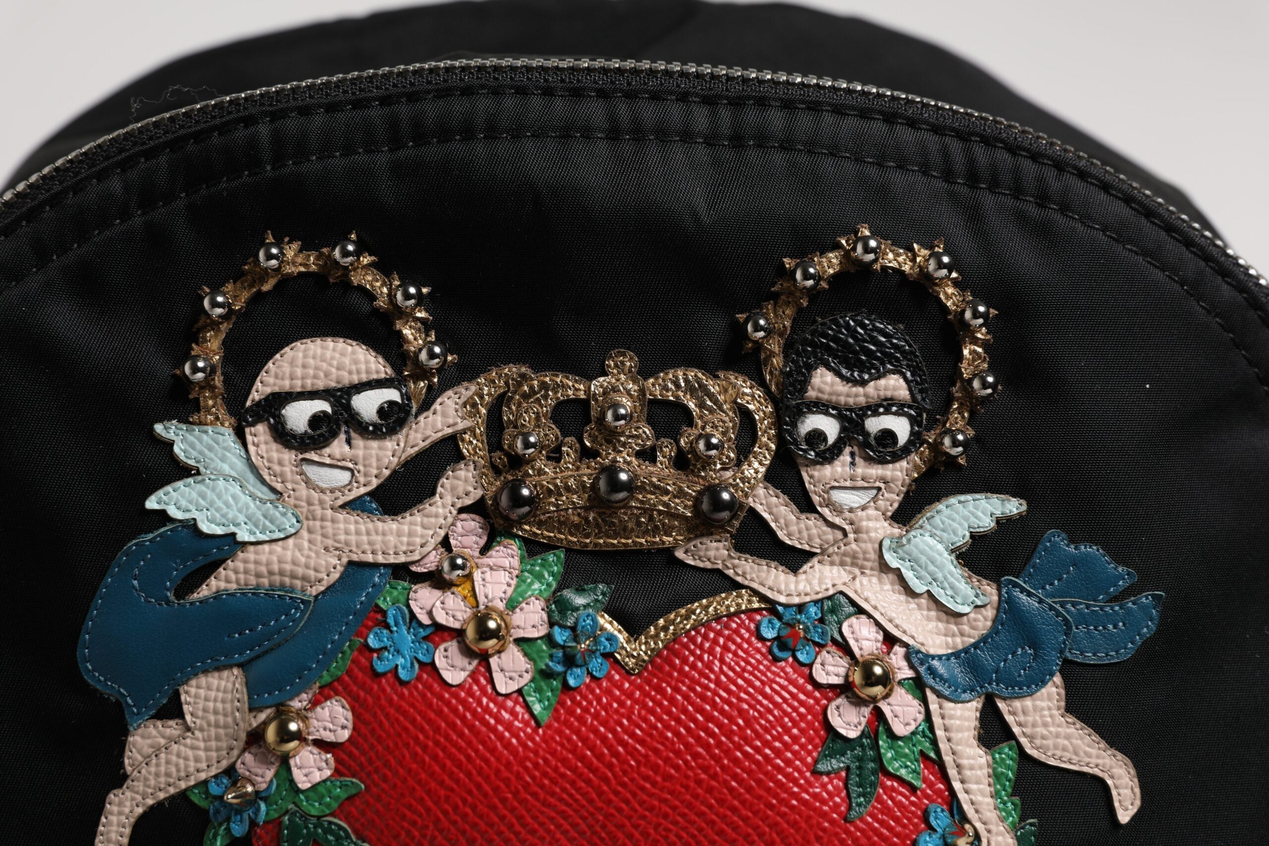 Dolce & Gabbana Black Nylon Backpack
