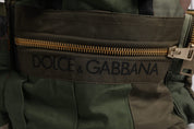 Dolce & Gabbana Ryggsäck i militärgrön bomull