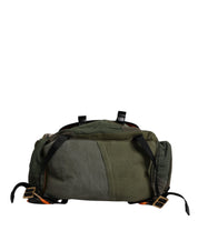 Dolce & Gabbana Ryggsäck i militärgrön bomull