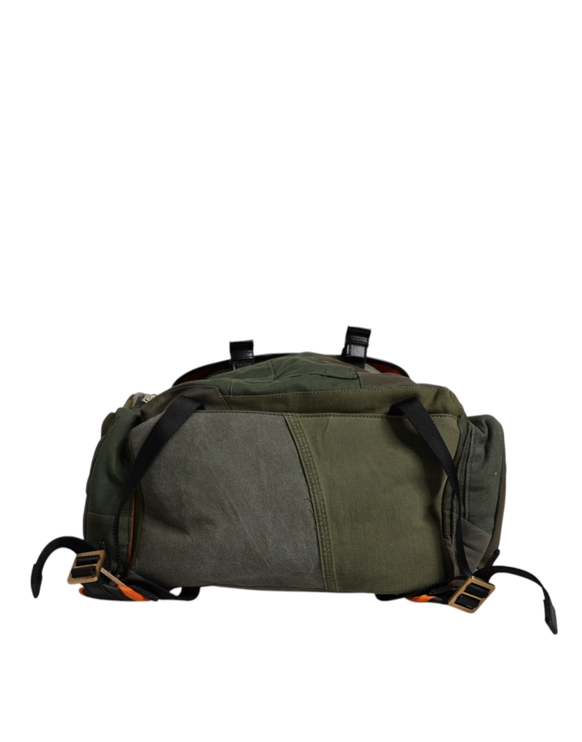 Dolce & Gabbana Ryggsäck i militärgrön bomull