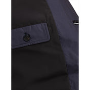 Blå jackor och kappor i polyester