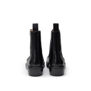 Black Leather Boot