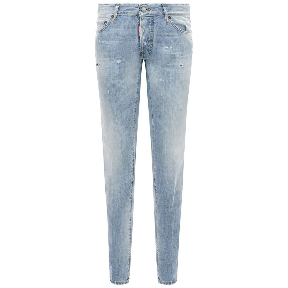 Blue Cotton Men Jeans