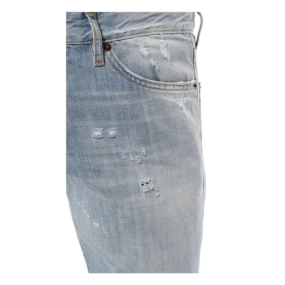 Blue Cotton Men Jeans