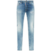 Blue Cotton Men's Slim Fit Jean