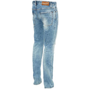 Blue Cotton Men's Slim Fit Jean