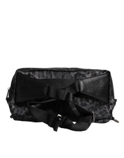 Dolce & Gabbana Black Gray Leopard Belt Bag