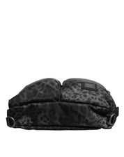 Dolce & Gabbana Black Gray Leopard Belt Bag