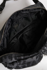Dolce & Gabbana Black Gray Leopard Belt Bag