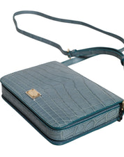 Grön exotiskläder DG-plakett crossbody minitask