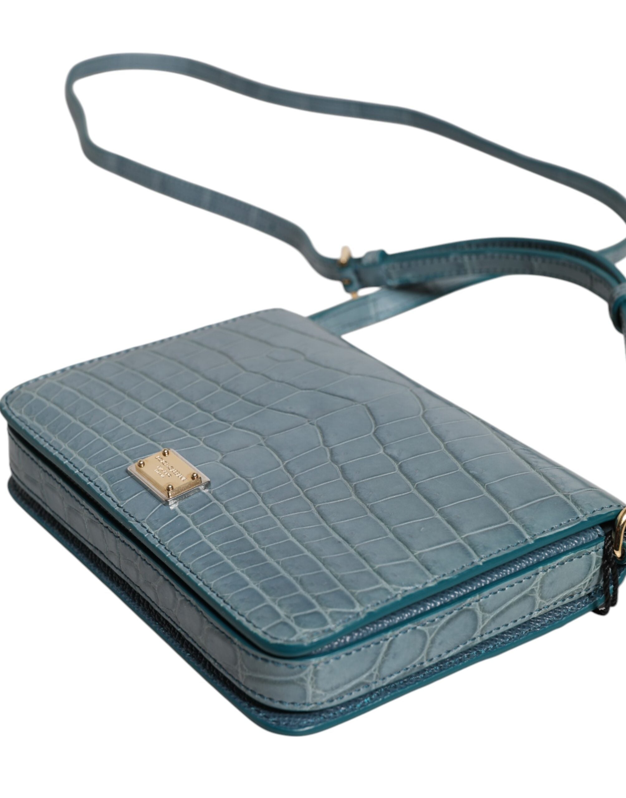 Grön exotiskläder DG-plakett crossbody minitask