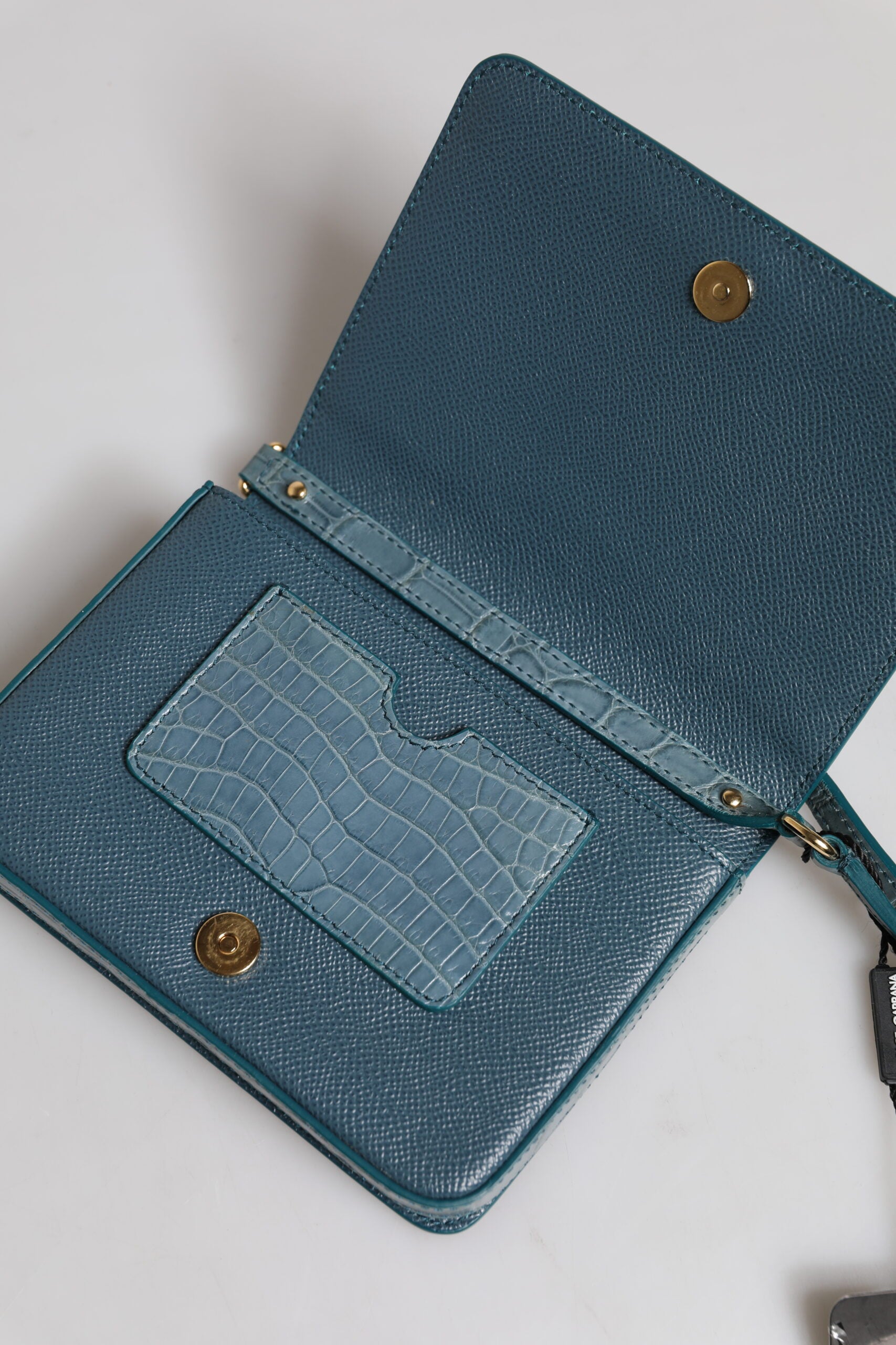 Grön exotiskläder DG-plakett crossbody minitask