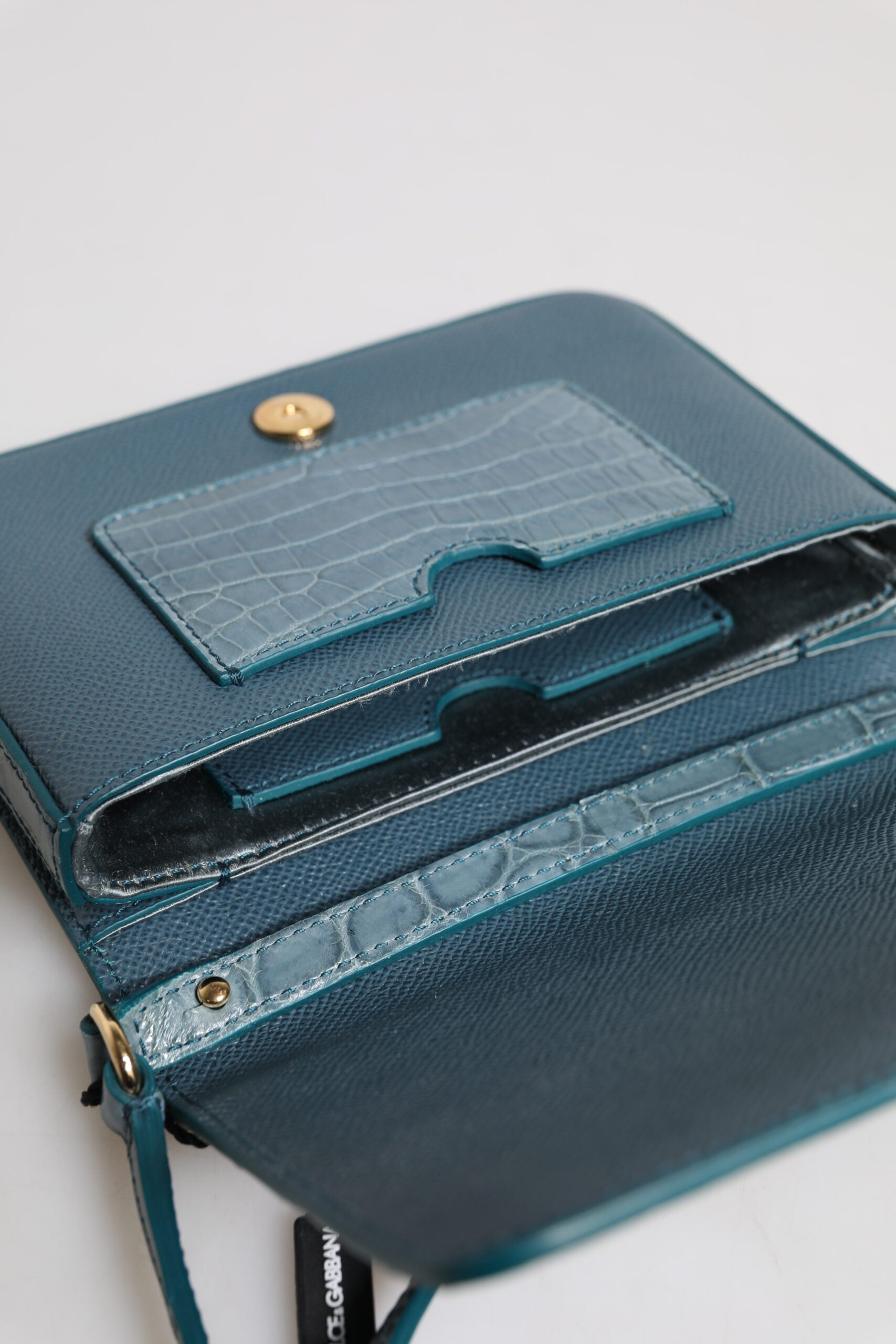 Grön exotiskläder DG-plakett crossbody minitask