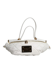 Dolce & Gabbana White Polyester Belt Bag