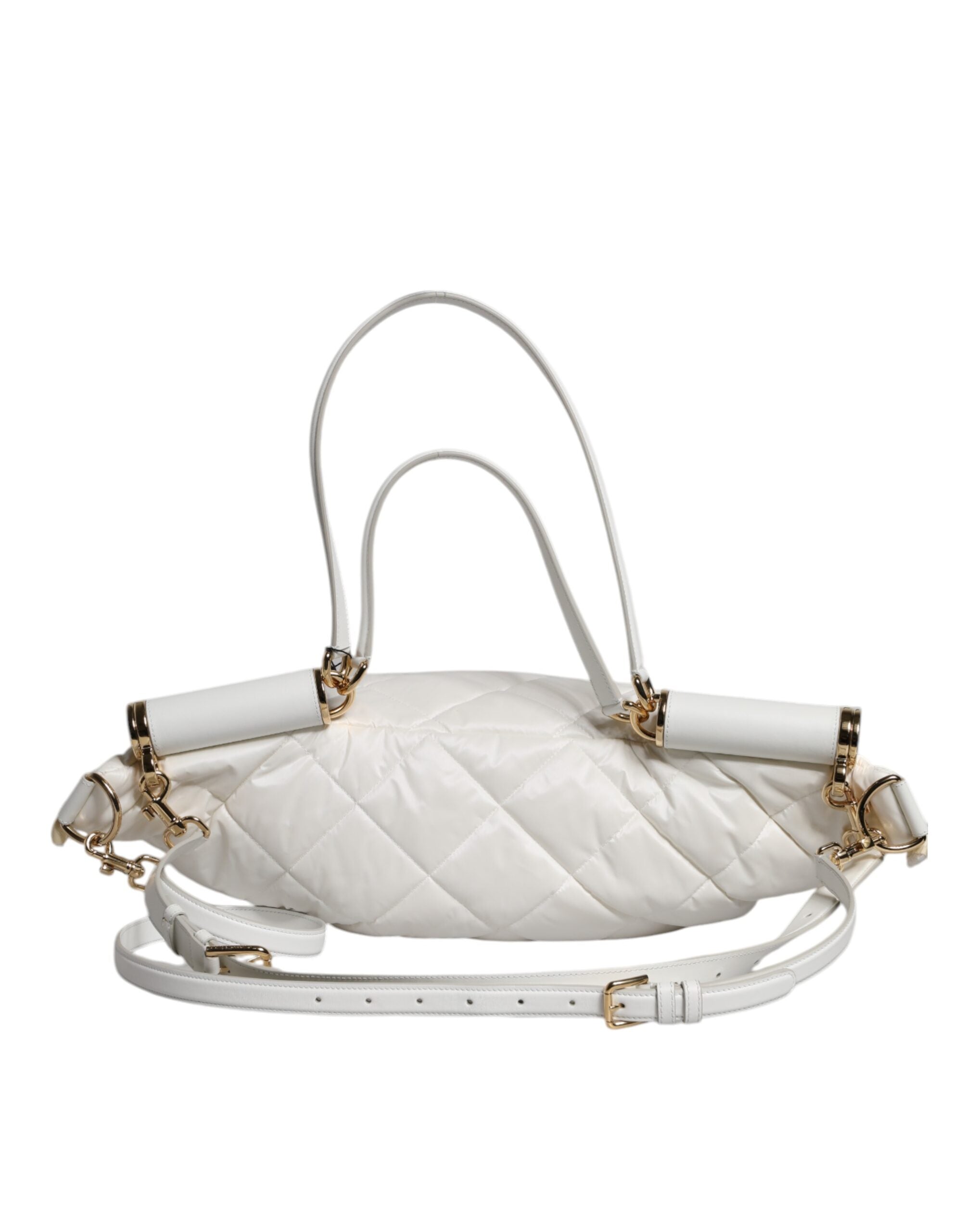 Dolce & Gabbana White Polyester Belt Bag