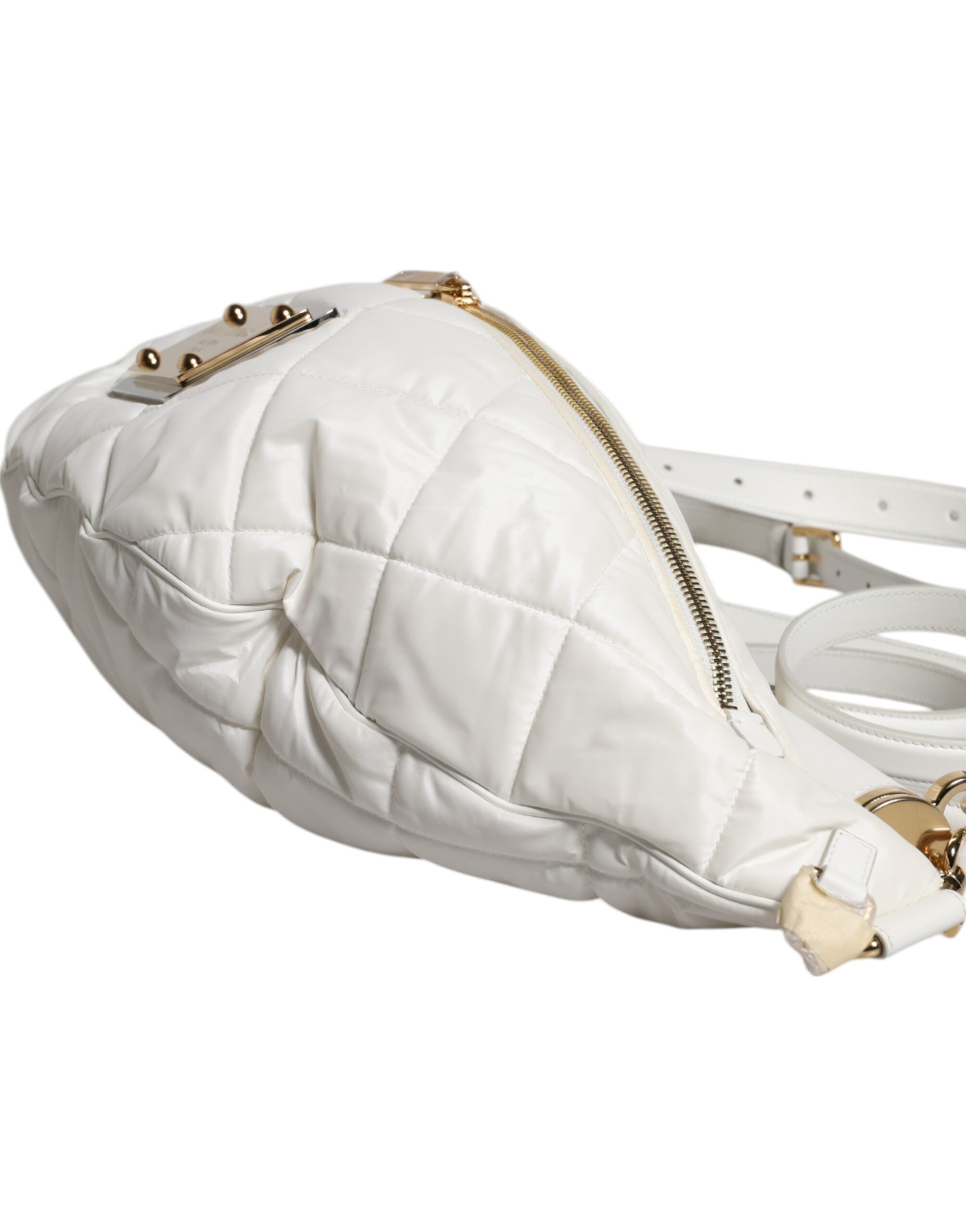 Dolce & Gabbana White Polyester Belt Bag