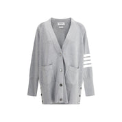 Gray Cotton Cardigan