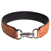 Dolce & Gabbana Black Beige Python Leather Shoulder Strap