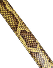 Dolce & Gabbana Yellow Python Leather Shoulder Strap
