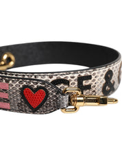 Dolce & Gabbana Multicolor Ayers & Calf Shoulder Strap