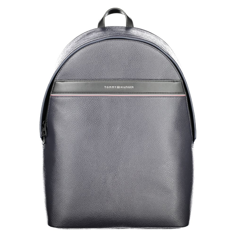 Tommy Hilfiger Blue Polyurethane Backpack