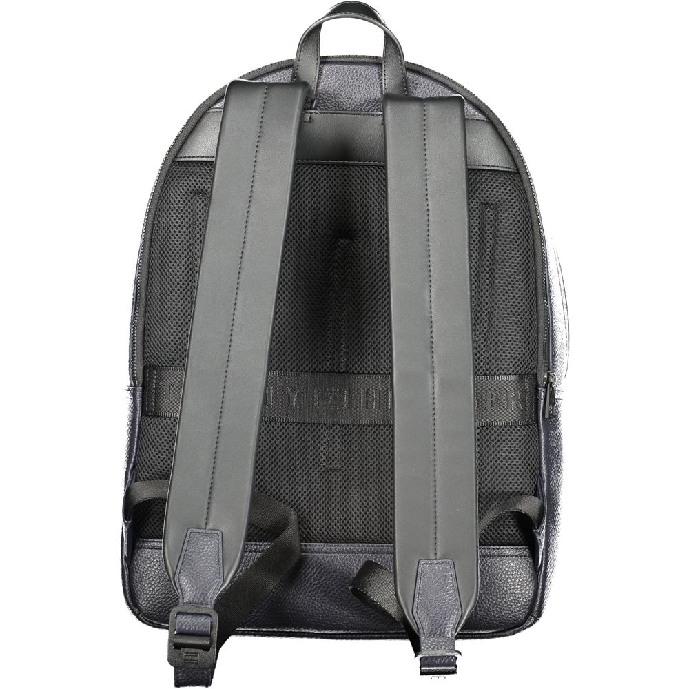 Tommy Hilfiger Blue Polyurethane Backpack