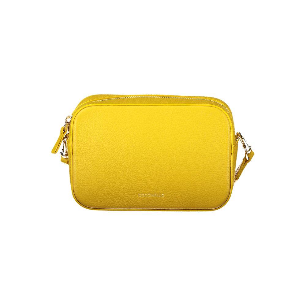 Coccinelle Giallo Leather Handbag