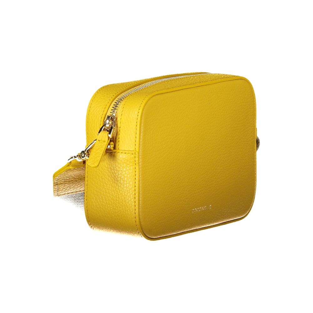 Coccinelle Giallo Leather Handbag