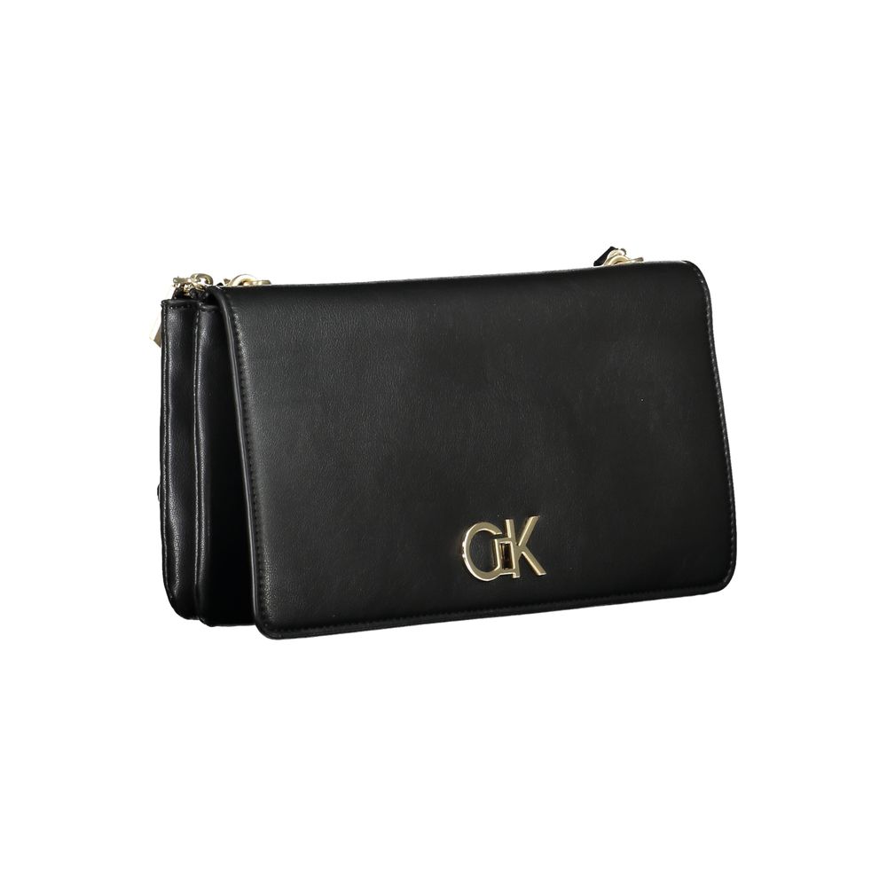 Calvin Klein Black Polyester Shoulder Bag