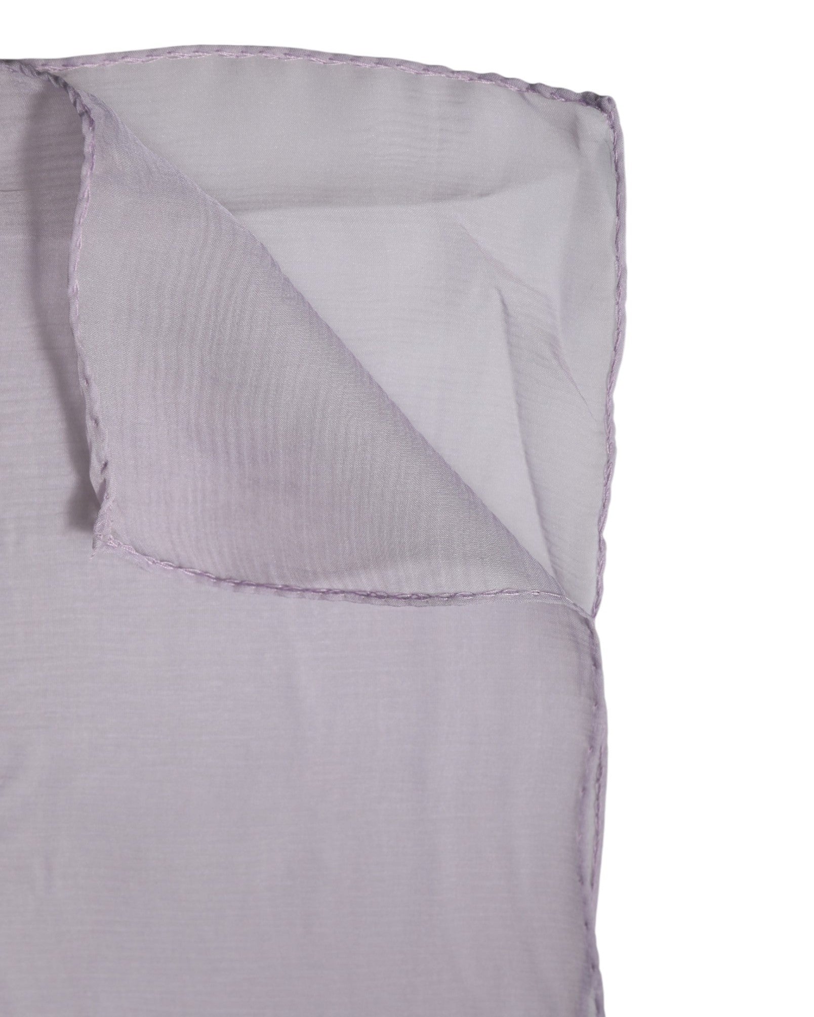 Lila rektangulär silkessjal